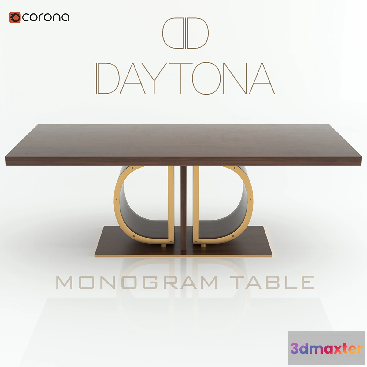 1453298 - Table Daytona Monogram 3D Max