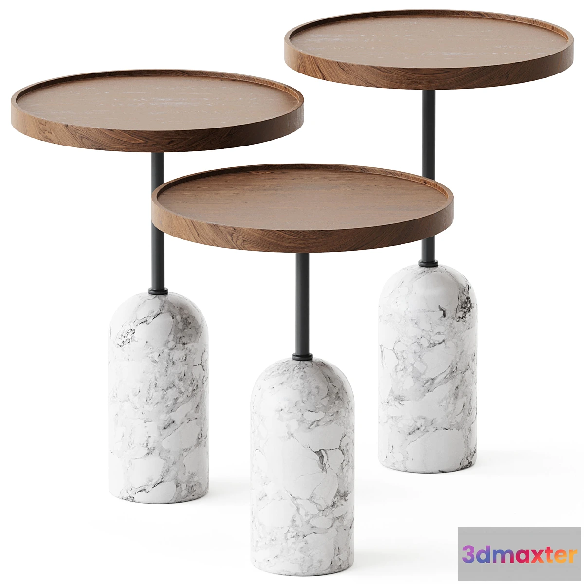 1453792 - Round Side Tables Ekero by Porada 3D Max