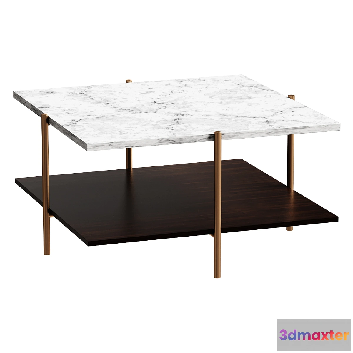 1454020 - Mid Century Modern Square Coffee Table coffee table 3D Max