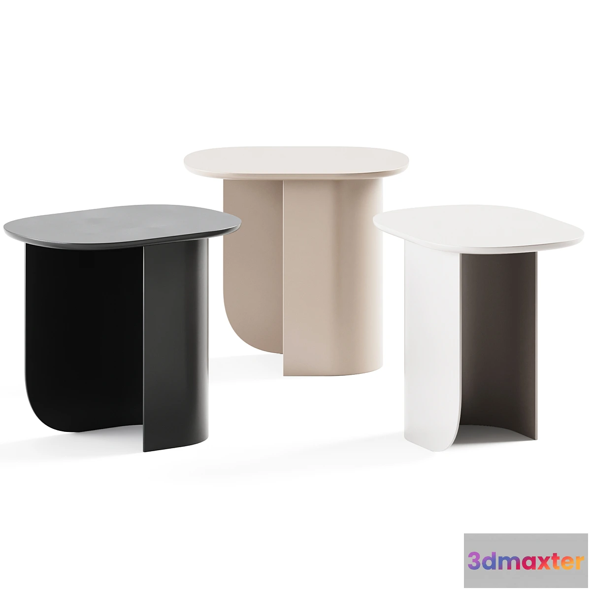 1454868 - Plateau Side Table Sand _ Coffee table 3D Max