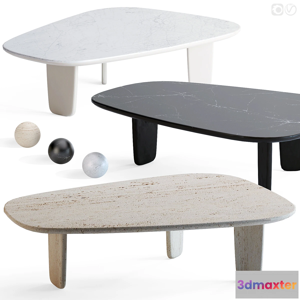 1455384 - Coffee table Dolmena AM.PM 3D Max