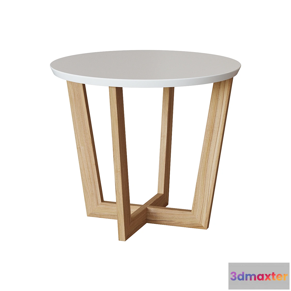 1456942 - Round table Rondo white 3D Max