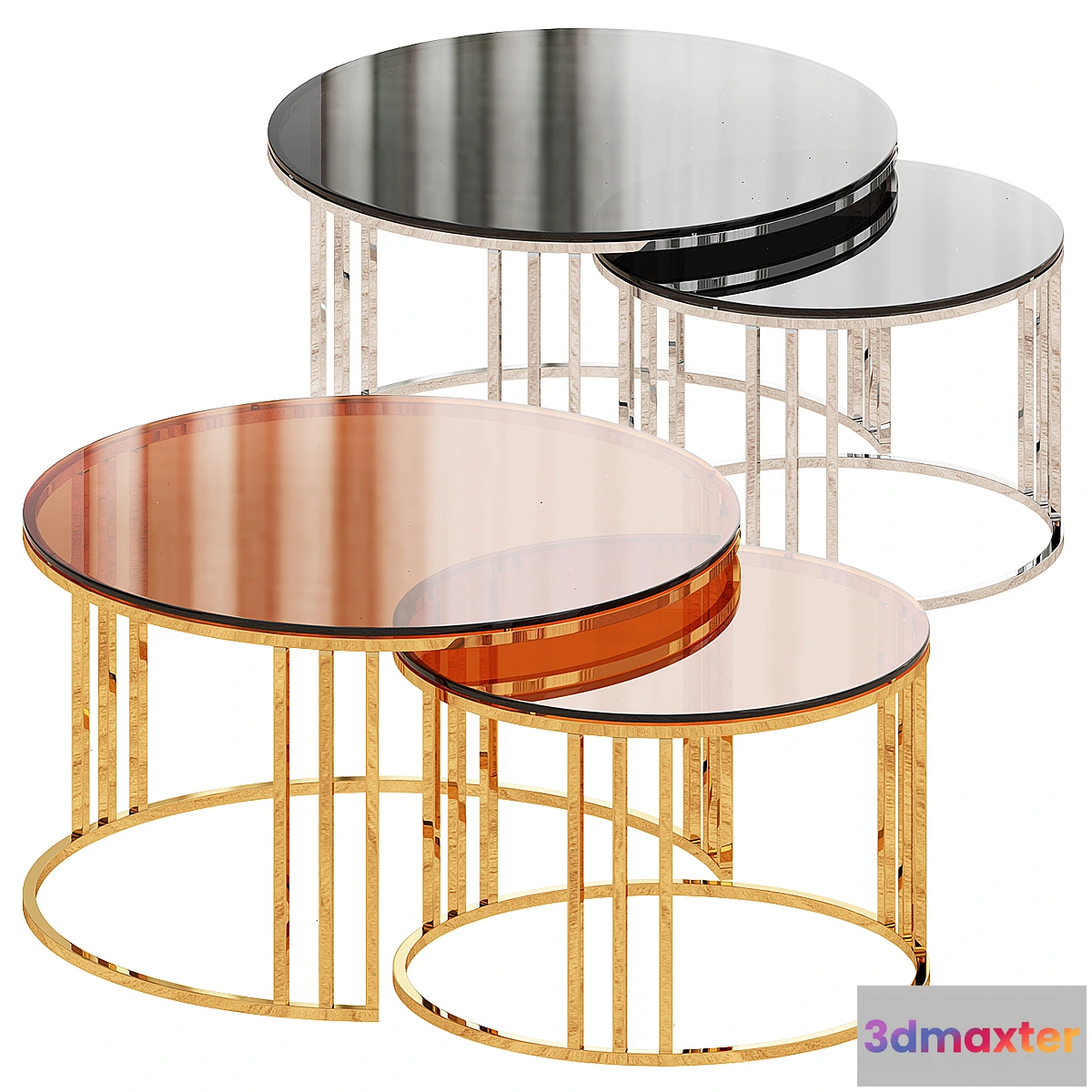 1458478 - Mashpee 2 Piece Coffee Table Set 3D Max