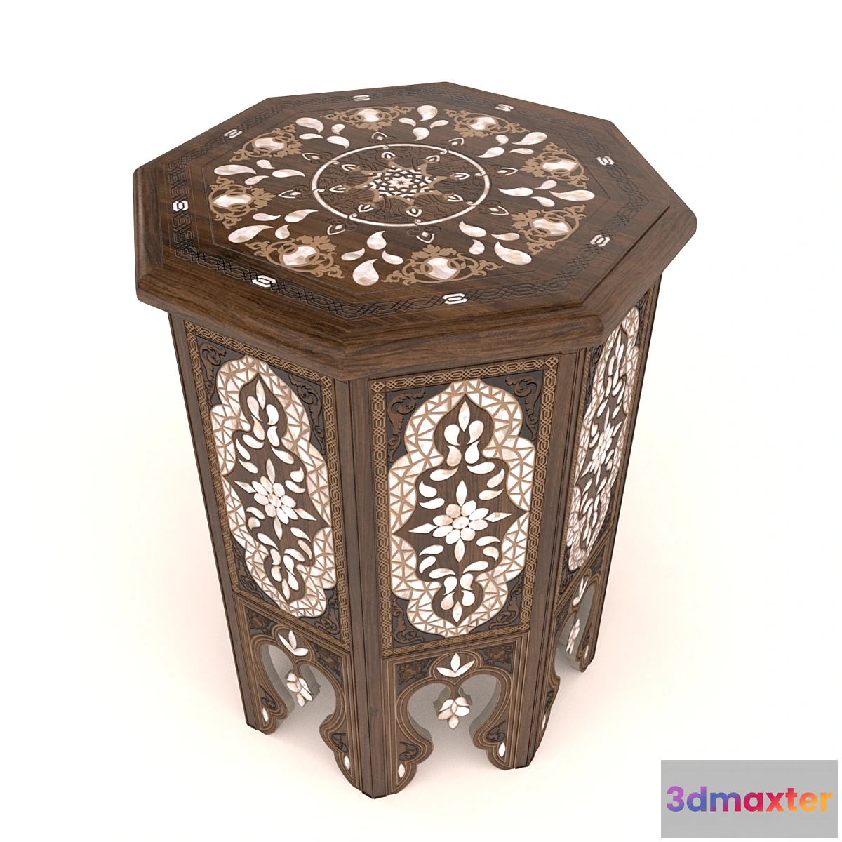 1458682 - coffee table oriental 3D Max