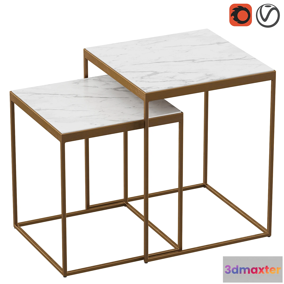 1458898 - Coffee table Stone Dantone Home 3D Max