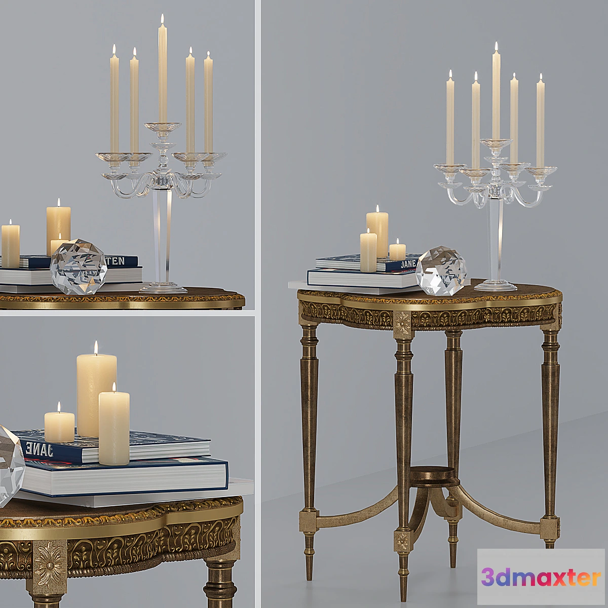 1459528 - Table tavolino quadrifoglio 3D Max