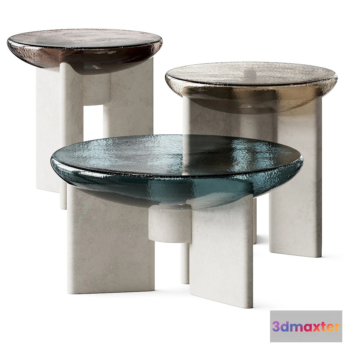 1460590 - Paolo Castelli Lens Coffee Tables 3D Max
