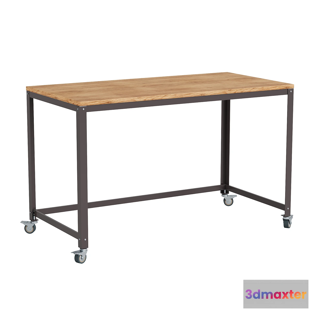 1460946 - Computer desk on wheels 3D Max