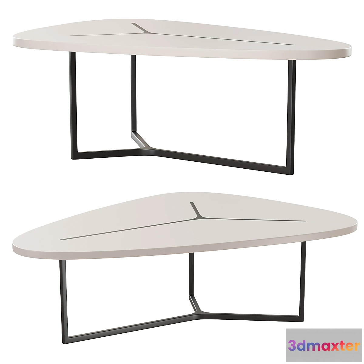 1461900 - TAVOLO SEVEN B&B ITALIA 3D Max