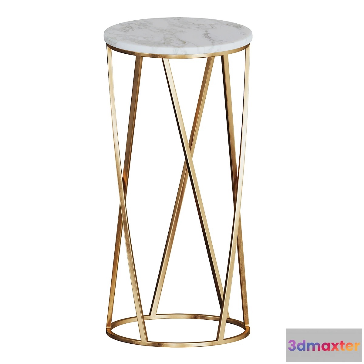 1462168 - Side table with marble top Marble by Glasar 3D Max