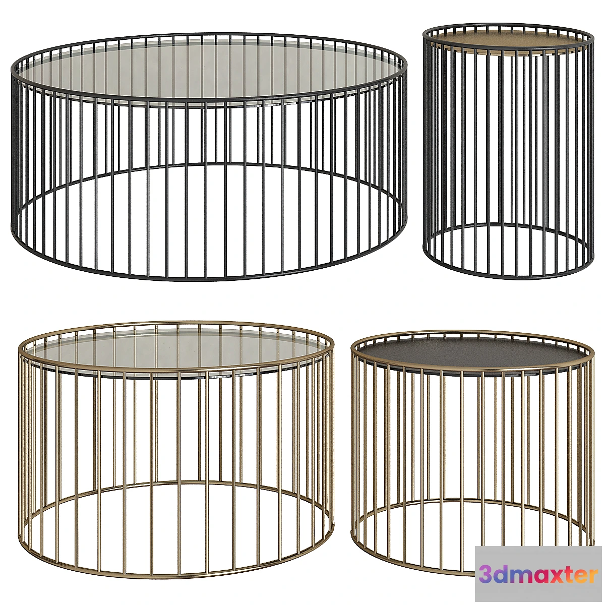 1463538 - Caulfield Minotti coffee tables 3D Max