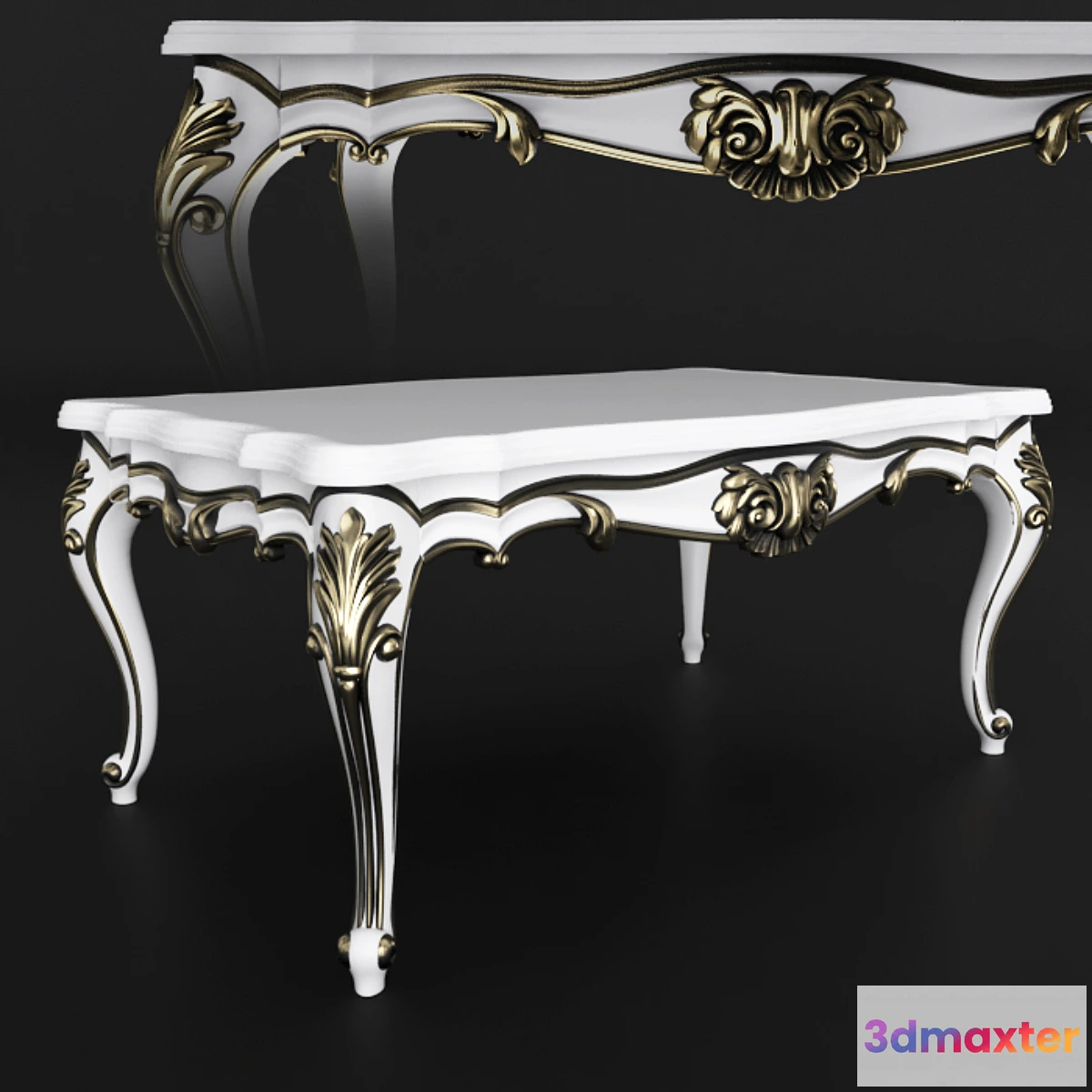 1463928 - Classic table 3D Max