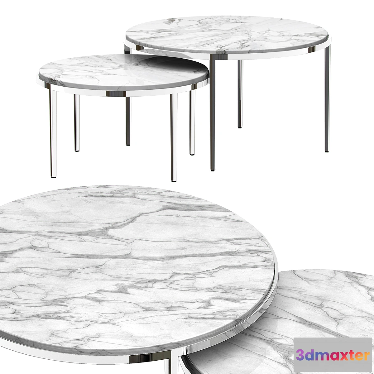 1469844 - Eichholtz COFFEE TABLE FREDO SET OF 2 3D Max