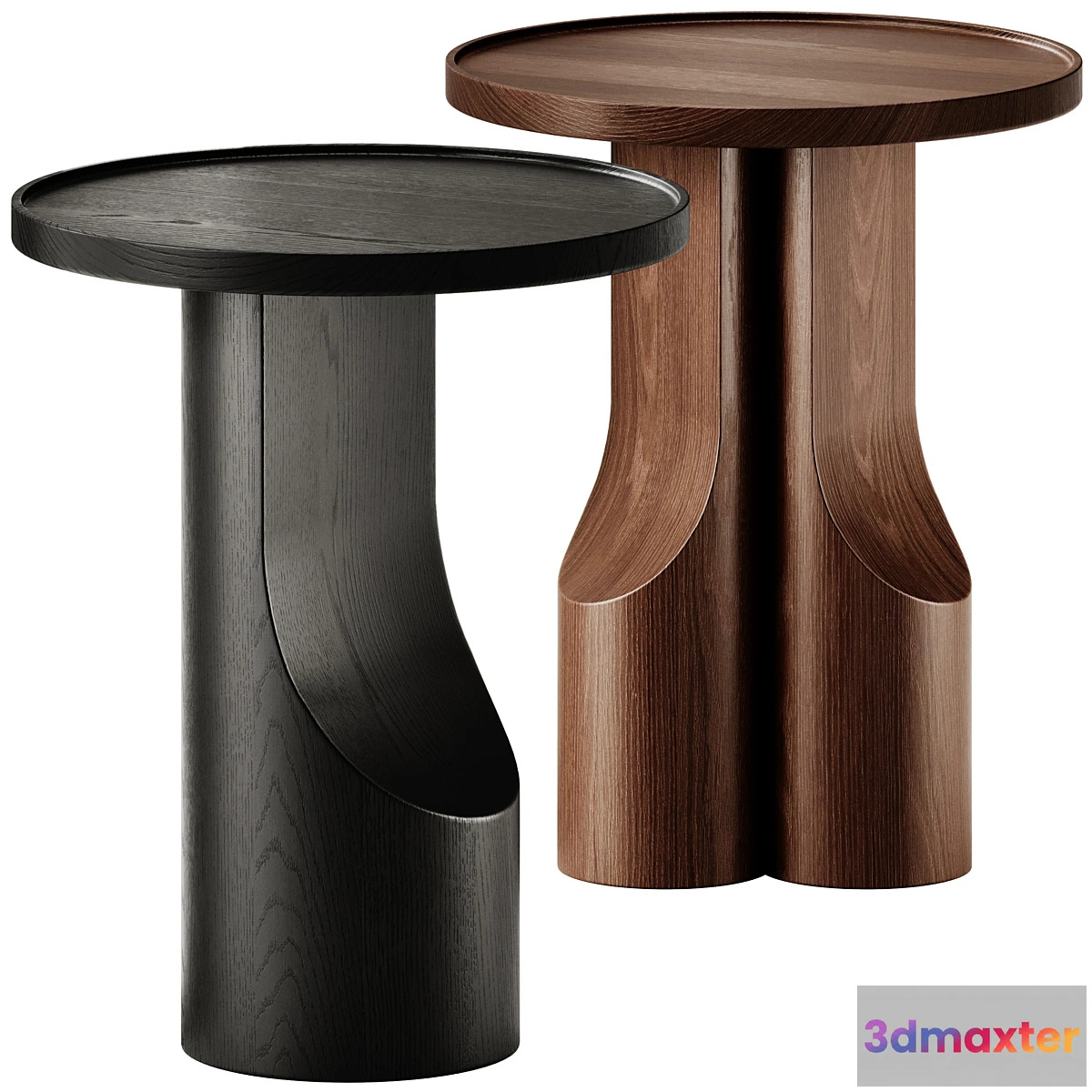 1472866 - AM PM Stigido Round Side Tables set 3 3D Max