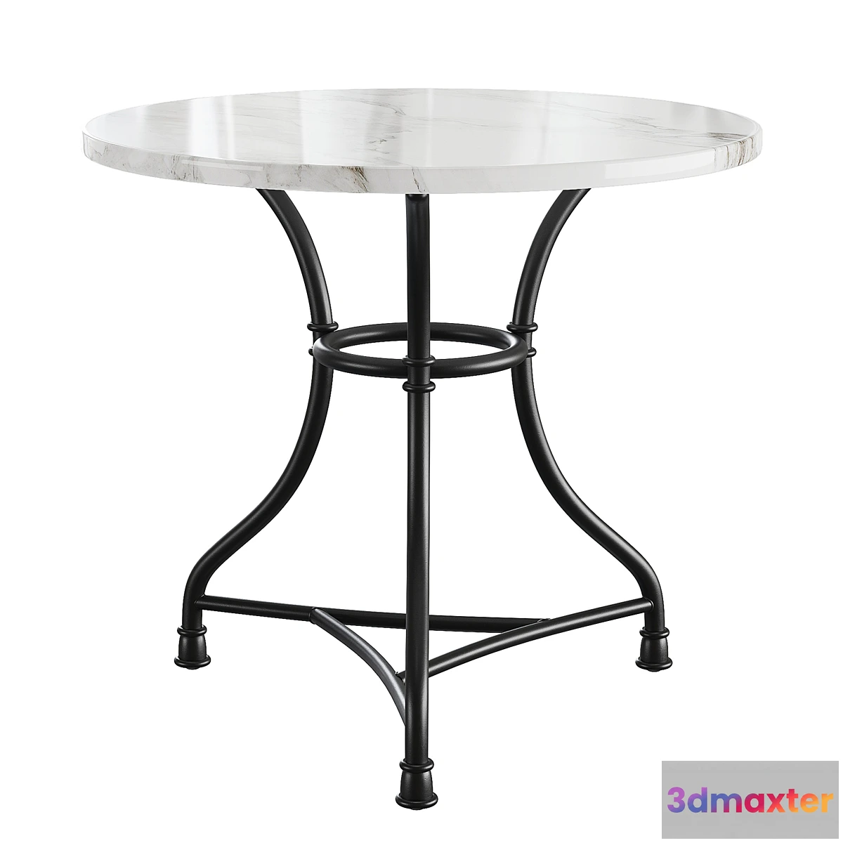 1472900 - Greyson Living Callao Round Marble Bistro Table 3D Max