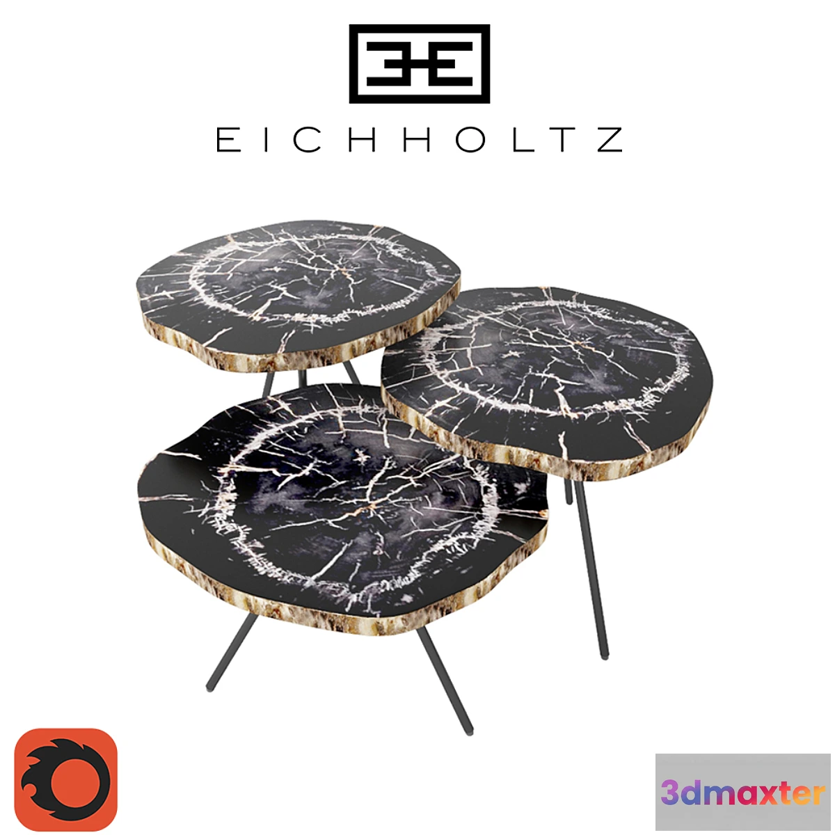 1472964 - Coffee table Eichholtz 111465 De Soto 3D Max