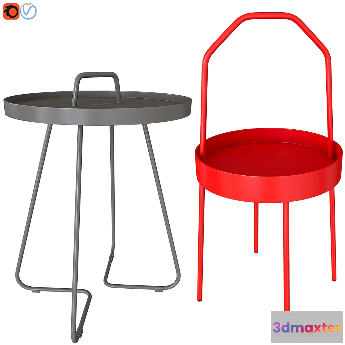 1473250 - Cane-line Small. IKEA BURVIK 3D Max