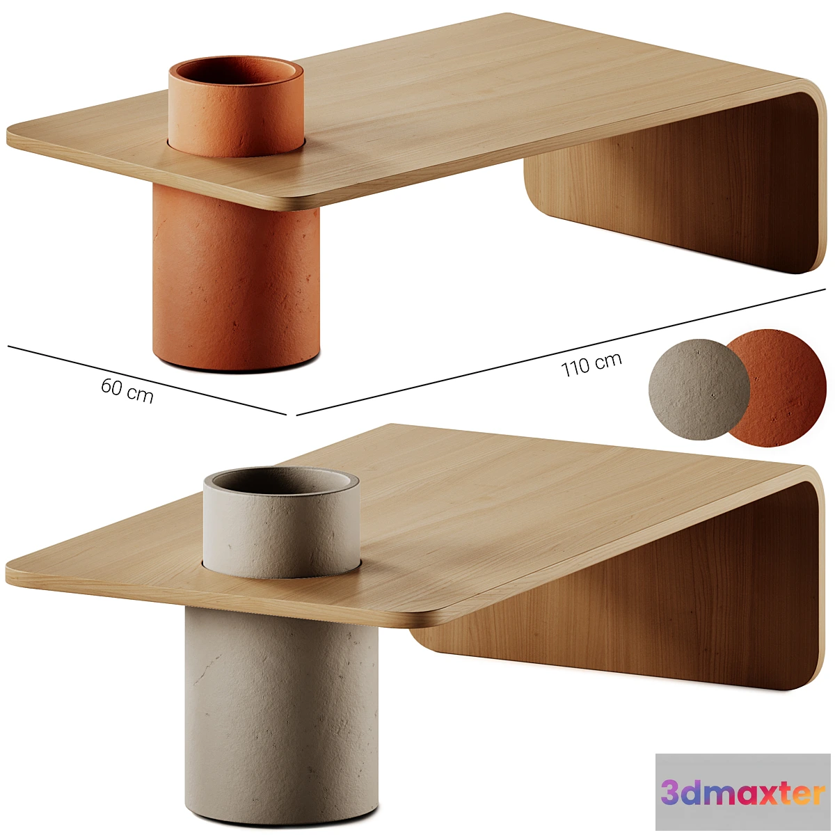 1474336 - Kave Home Olaria Coffee Table 3D Max