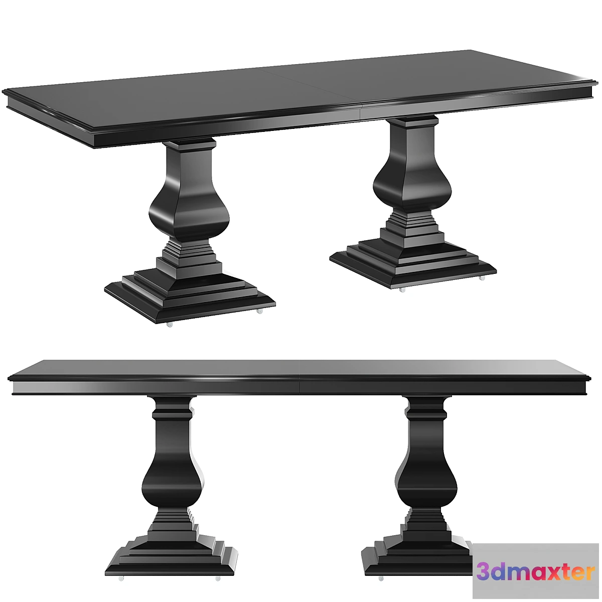 1475504 - dantonehome Dining table Classic 210×90 cm rectangular 3D Max