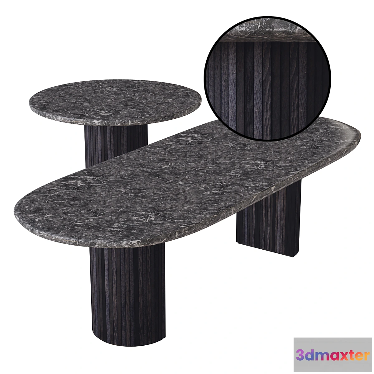1477200 - moon dining table 3D Max