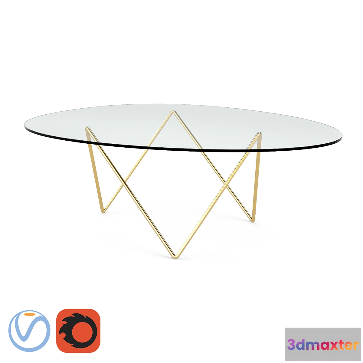 1478590 - Gubi Pedrera coffee table 3D Max