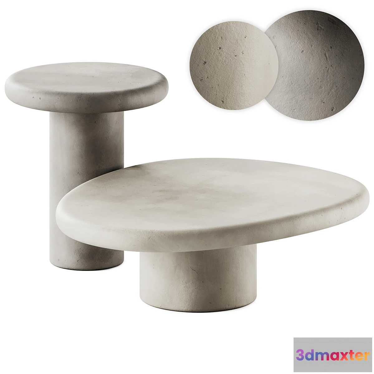 1478770 - Richmond Interiors Bloomstone Coffee and Side Table 3D Max