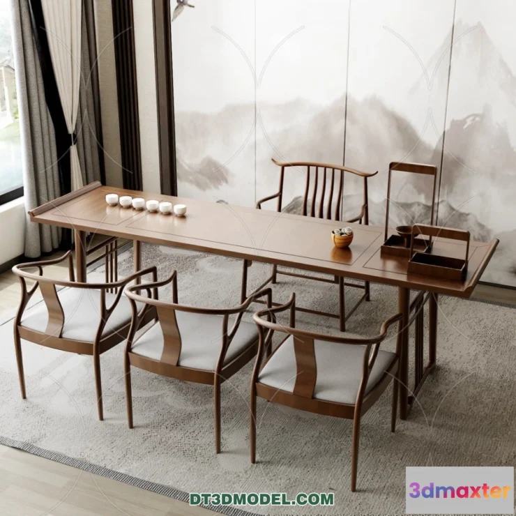 1513978 - Tea Table - 3D Model For Interior Design - 159 3D Max