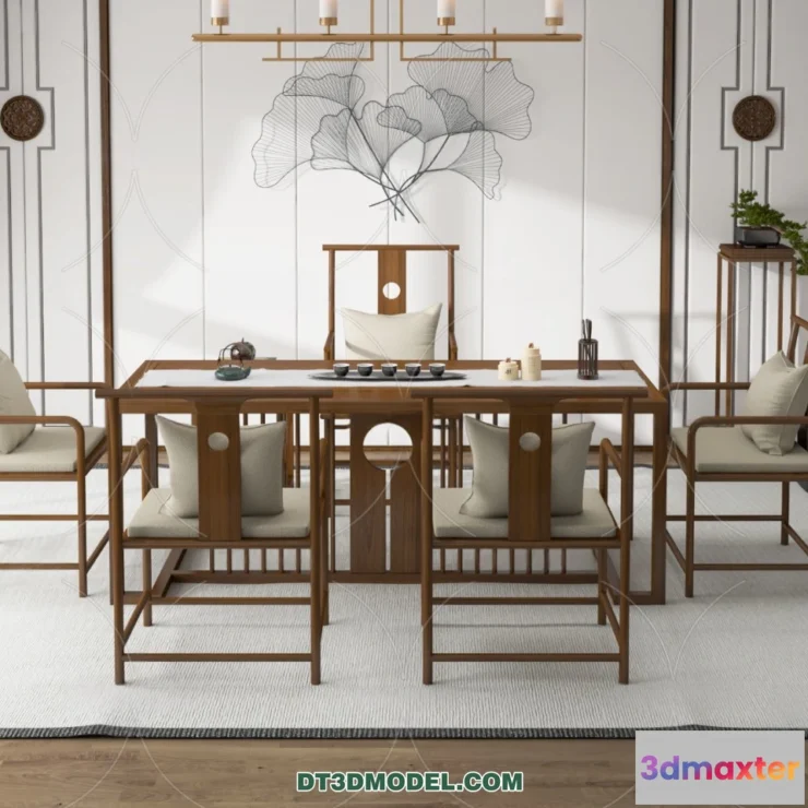 1513982 - Tea Table - 3D Model For Interior Design - 161 3D Max