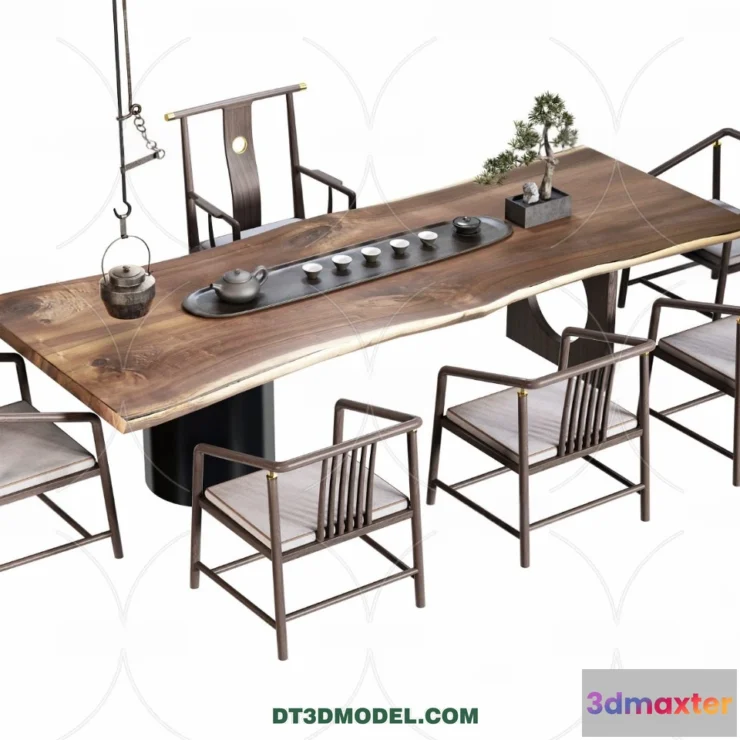 1513990 - Tea Table - 3D Model For Interior Design - 165 3D Max