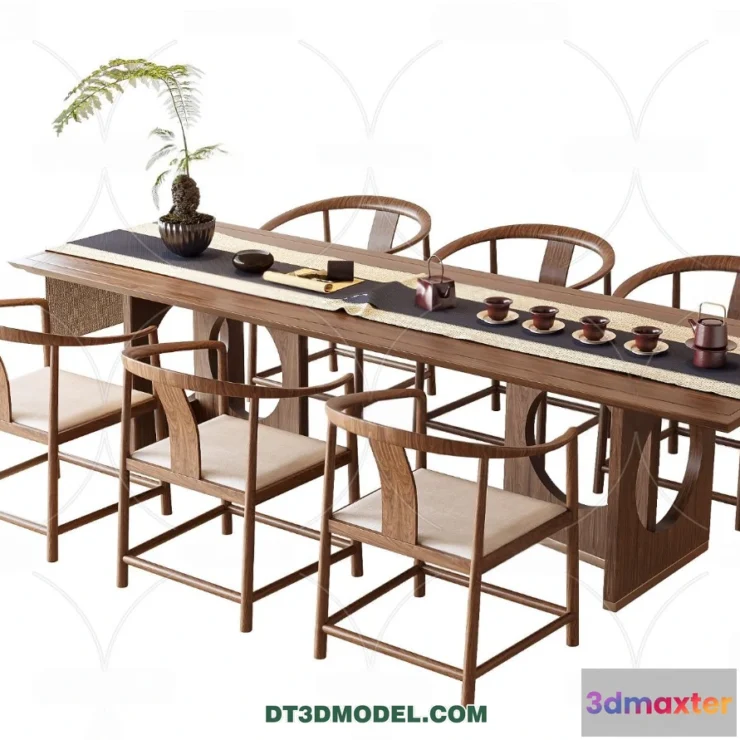 1513992 - Tea Table - 3D Model For Interior Design - 166 3D Max