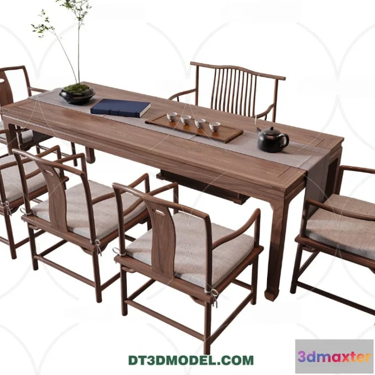 1513996 - Tea Table - 3D Model For Interior Design - 168 3D Max