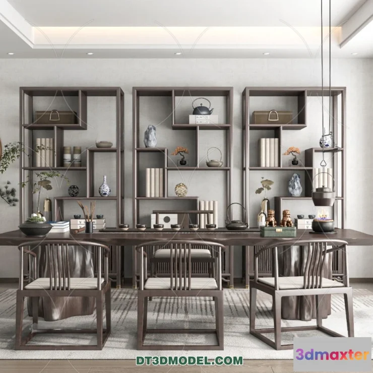 1514008 - Tea Table - 3D Model For Interior Design - 174 3D Max