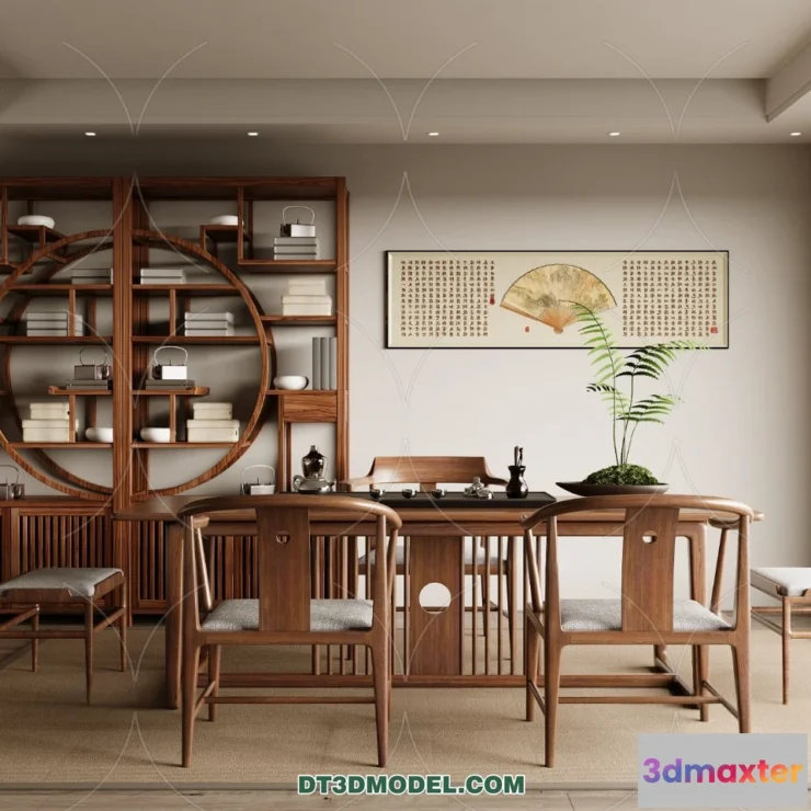 1514010 - Tea Table - 3D Model For Interior Design - 175 3D Max