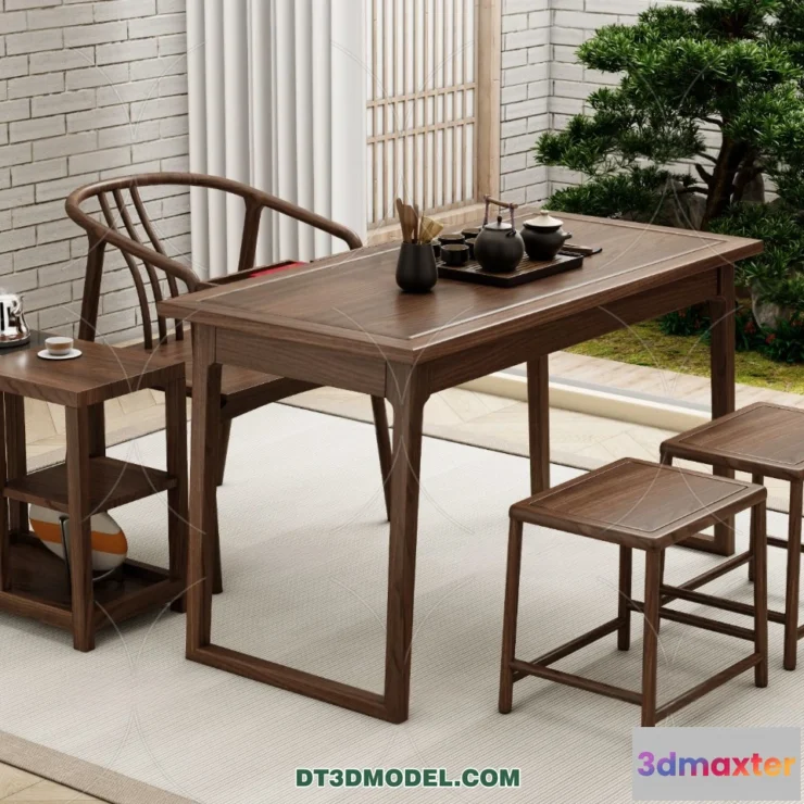 1514034 - Tea Table - 3D Model For Interior Design - 187 3D Max