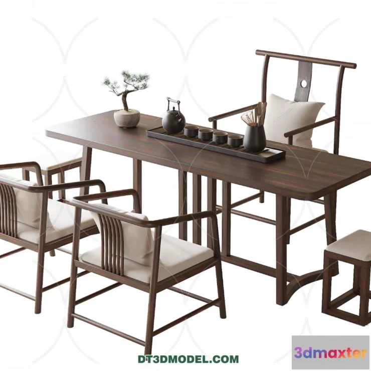 1514036 - Tea Table - 3D Model For Interior Design - 188 3D Max
