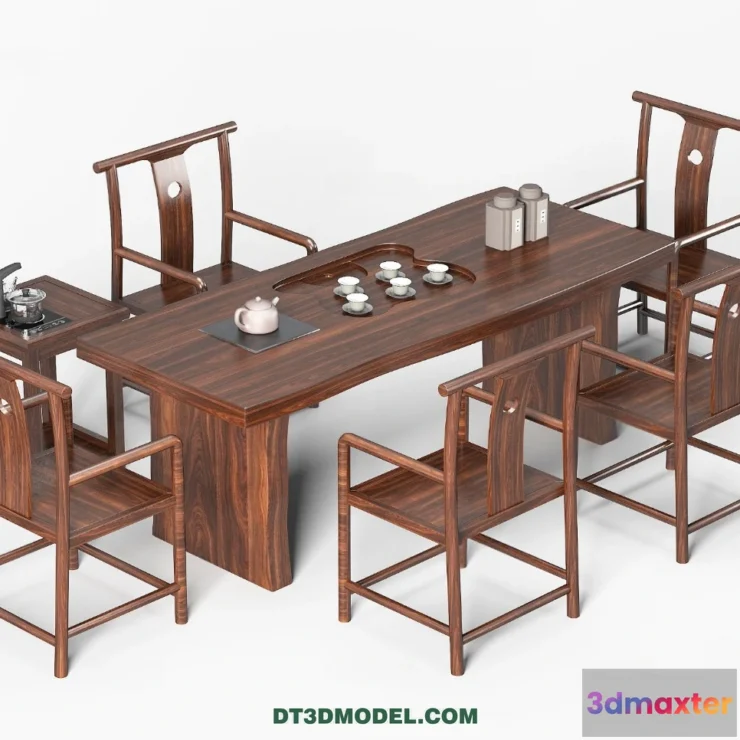 1514040 - Tea Table - 3D Model For Interior Design - 190 3D Max