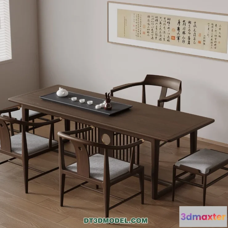 1514042 - Tea Table - 3D Model For Interior Design - 191 3D Max