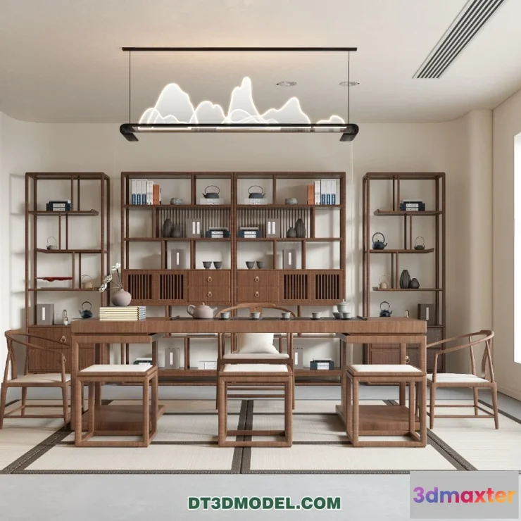 1514044 - Tea Table - 3D Model For Interior Design - 192 3D Max