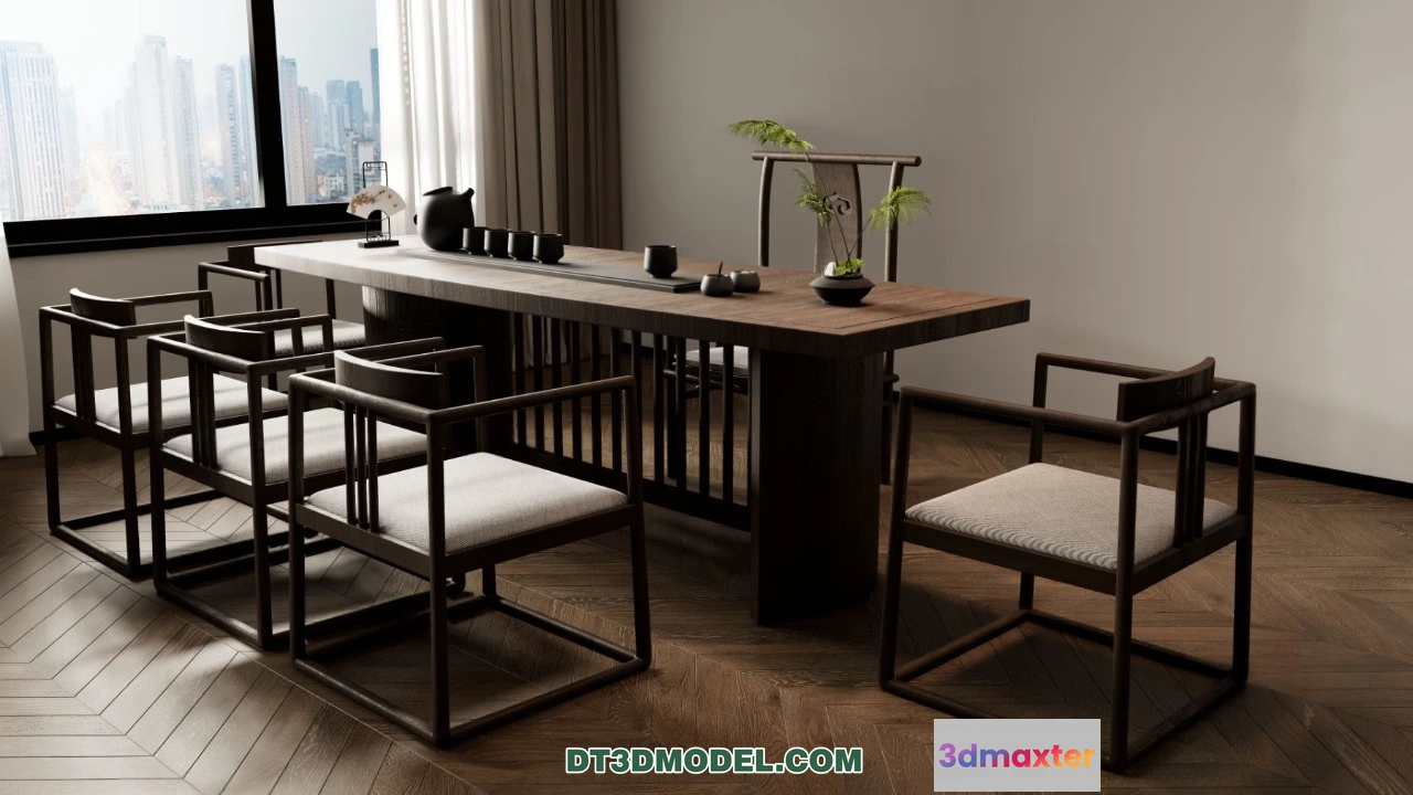 1514050 - Tea Table - 3D Model For Interior Design - 195 3D Max