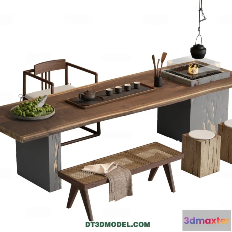 1514054 - Tea Table - 3D Model For Interior Design - 197 3D Max