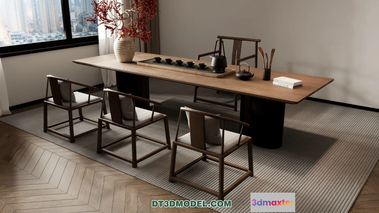 1514060 - Tea Table - 3D Model For Interior Design - 200 3D Max