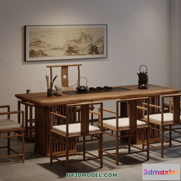 1514068 - Tea Table - 3D Model For Interior Design - 204 3D Max