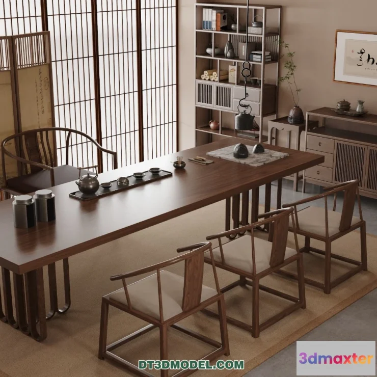 1514070 - Tea Table - 3D Model For Interior Design - 205 3D Max
