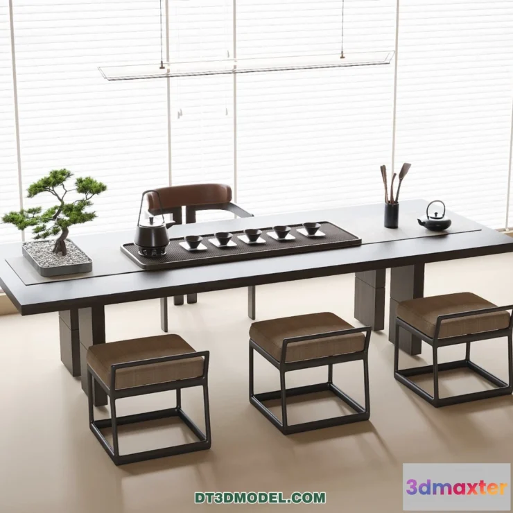 1514074 - Tea Table - 3D Model For Interior Design - 207 3D Max