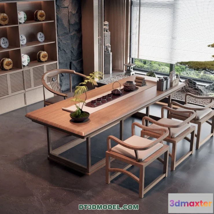 1514076 - Tea Table - 3D Model For Interior Design - 208 3D Max