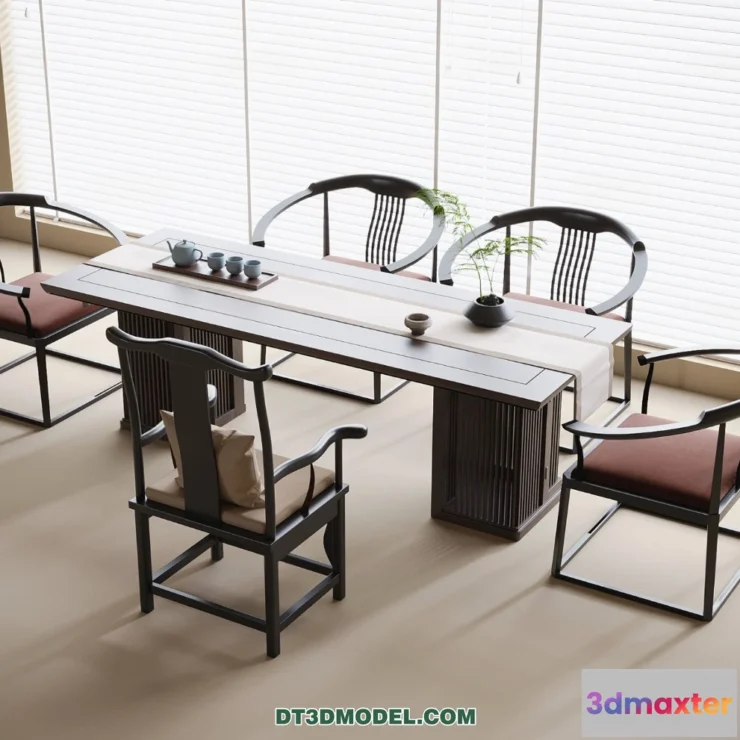 1514080 - Tea Table - 3D Model For Interior Design - 210 3D Max