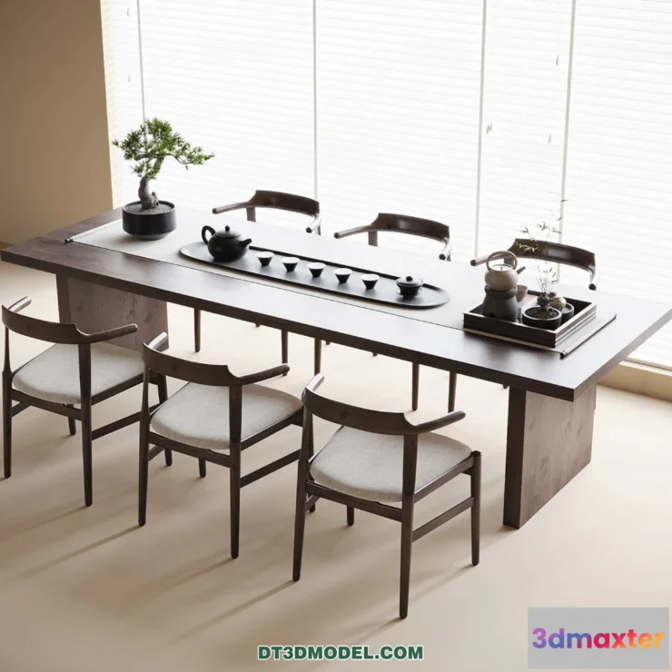 1514082 - Tea Table - 3D Model For Interior Design - 211 3D Max