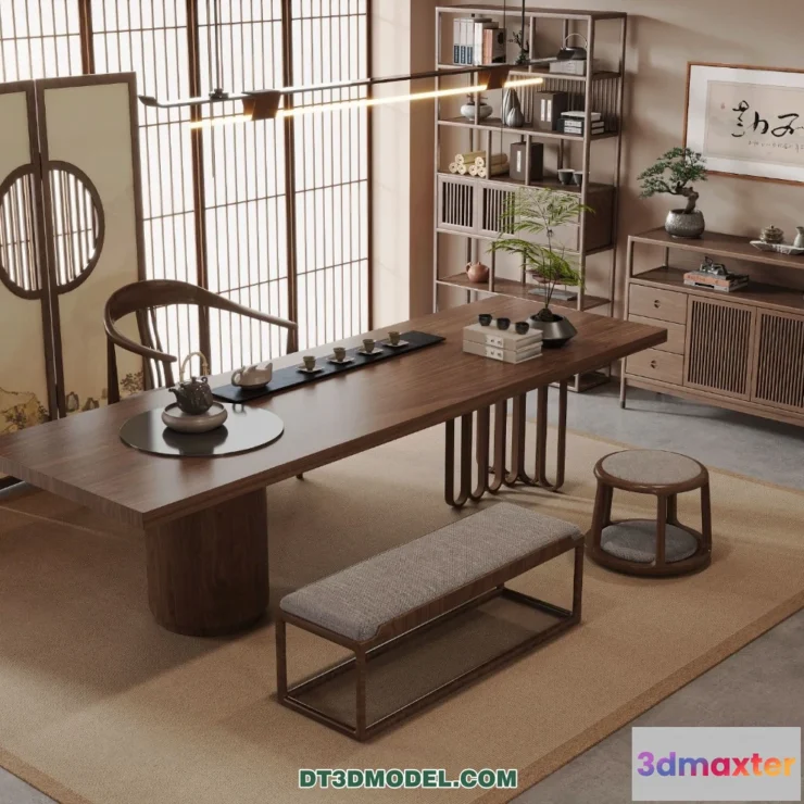 1514084 - Tea Table - 3D Model For Interior Design - 212 3D Max