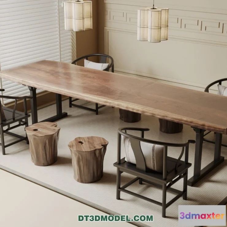 1514090 - Tea Table - 3D Model For Interior Design - 215 3D Max