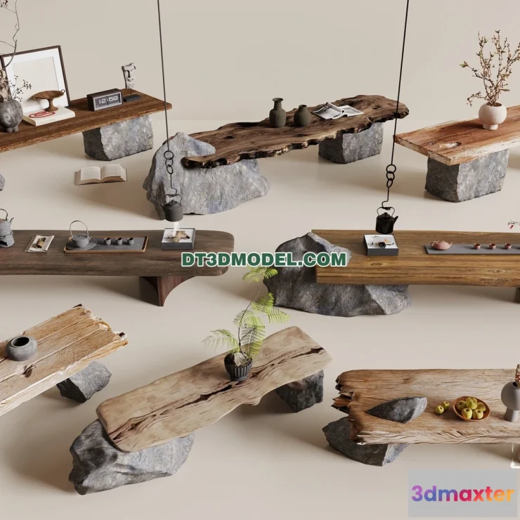 1514092 - Tea Table - 3D Model For Interior Design - 216 3D Max